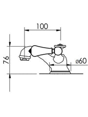 ASBURY - Solid Lever Mono Basin