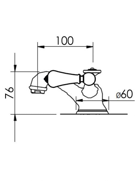 ASBURY - Solid Lever Mono Basin
