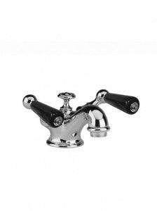 ASBURY - Black Ceramic Lever Mono Basin