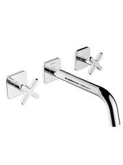 TEXA 3 Hole Wall Basin Mixer Long Spout