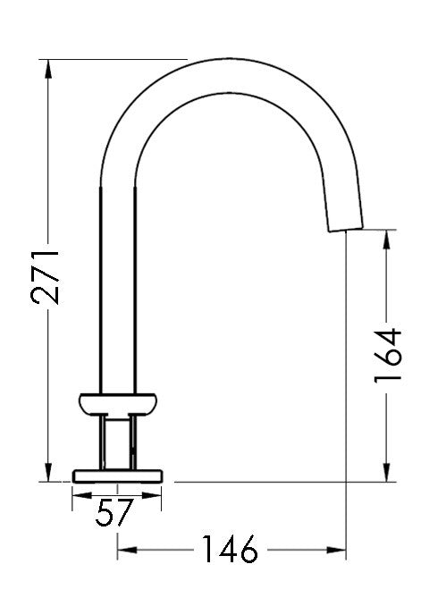 TEXA 3 Hole Deck Basin