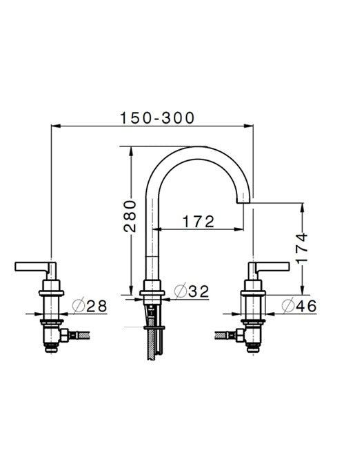 LAYLA - Deck - 3TH Deck Basin - Lever
