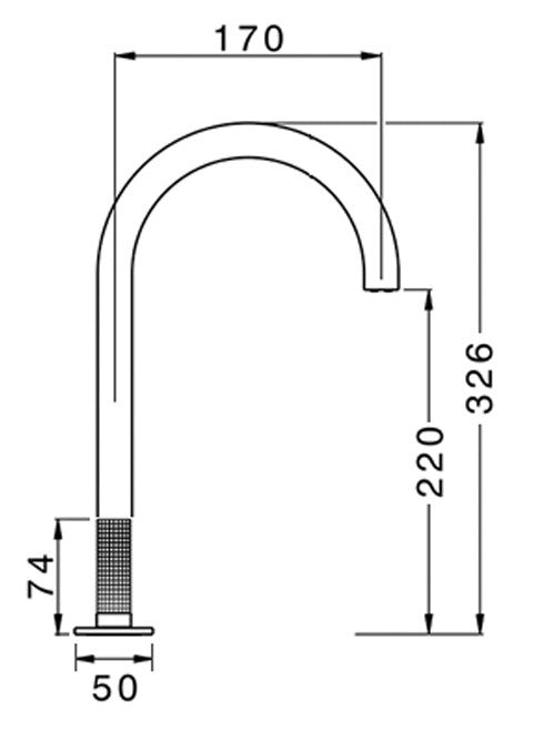 IZZY - 3 Hole Deck Basin Mixer