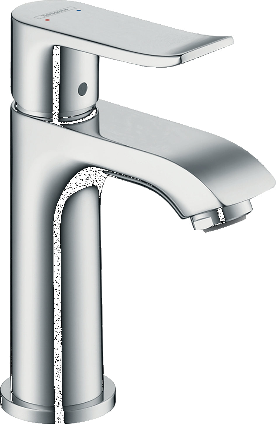 Metris Single lever basin mixer 100 for handrinse basins without waste set