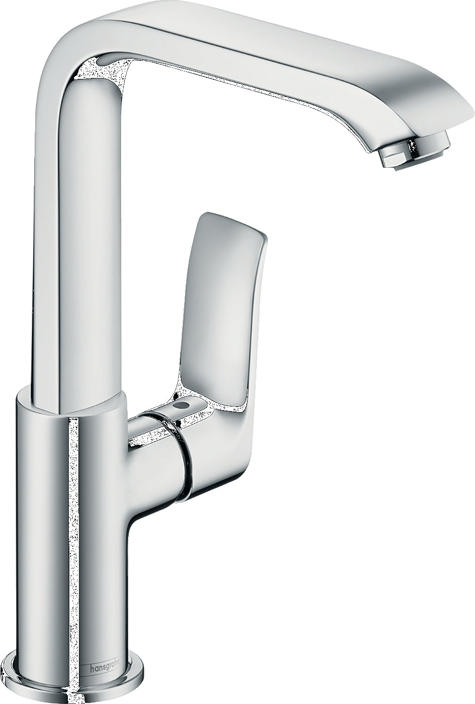 Metris Single lever basin mixer 230 with push-waste