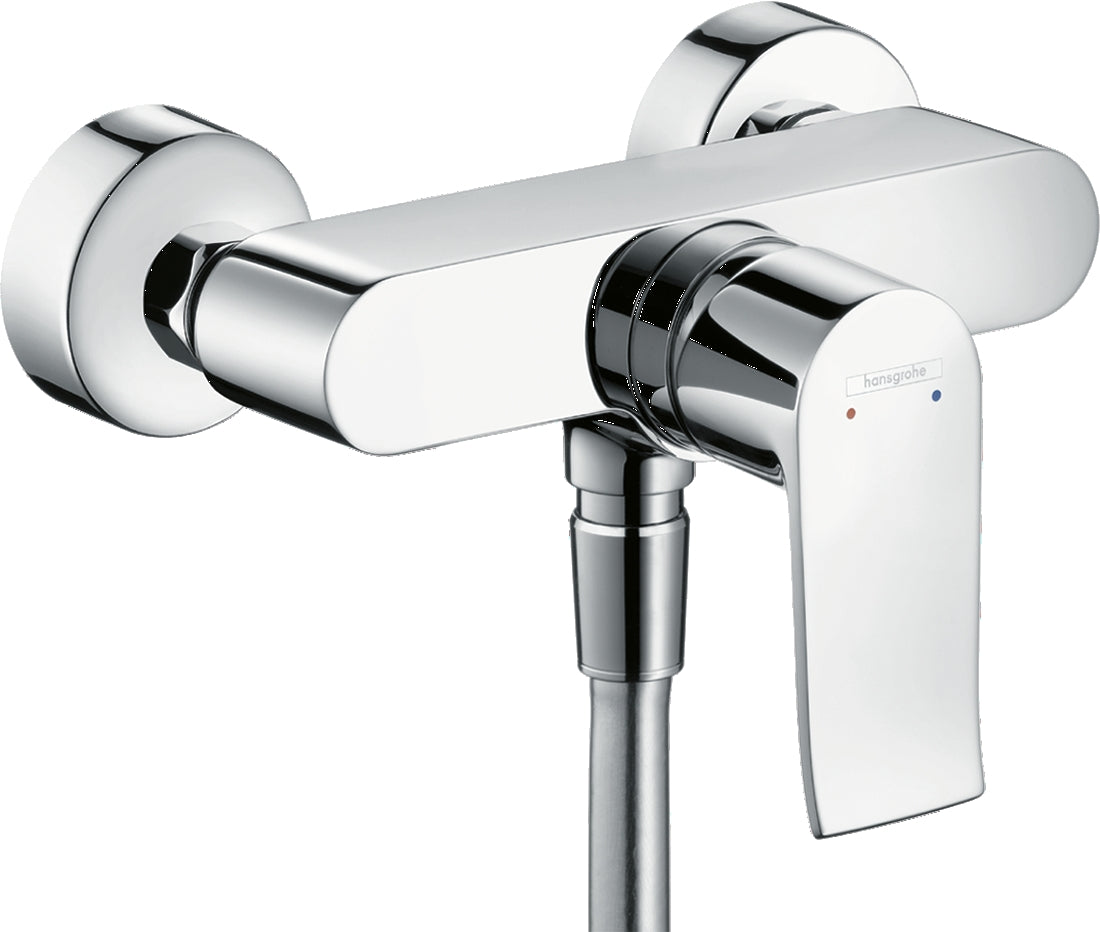 Metris Single lever manual shower mixer for exposed installation