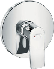 Metris Single lever manual shower mixer round for concealed installation