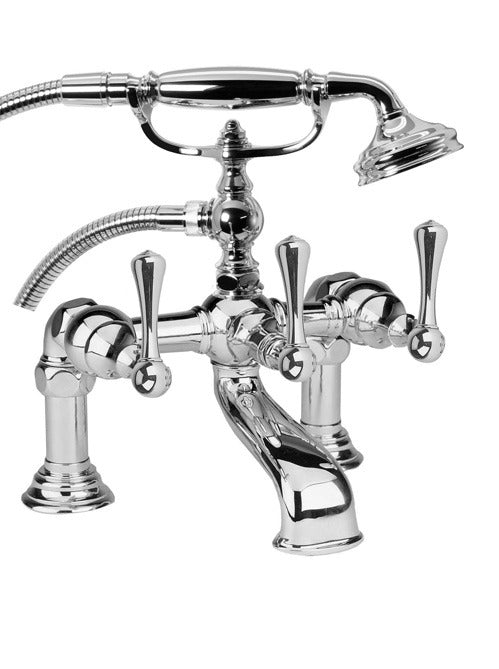 ASBURY - White Ceramic Lever Floor BSM