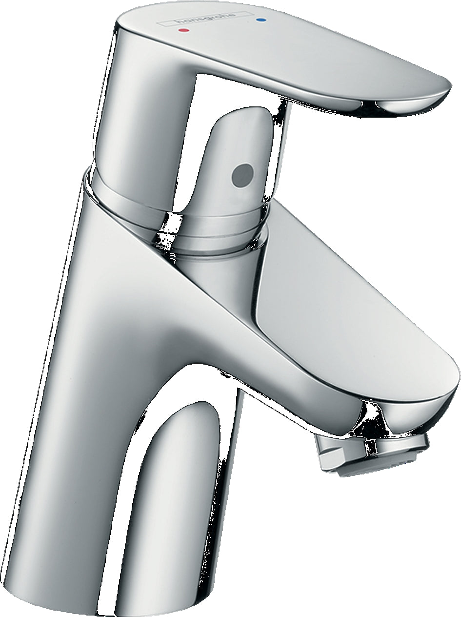 Focus Single lever basin mixer 70 with chain waste