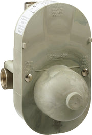 Basic set for single lever manual bath mixer for concealed installation