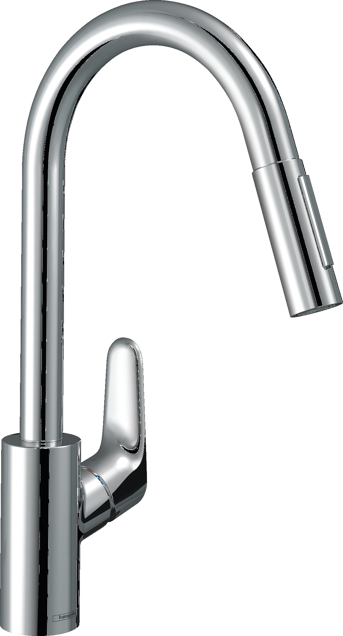 Focus M41 Single lever kitchen mixer 240 with pull-out spray, 2 spray modes