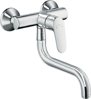 Focus M41 Single lever kitchen mixer wall-mounted, single spray mode