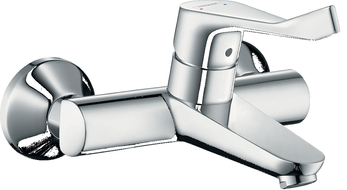 Focus Single lever basin mixer for exposed installation with extra long handle