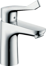 Focus Single lever basin mixer 100 CoolStart with extra long handle without waste
