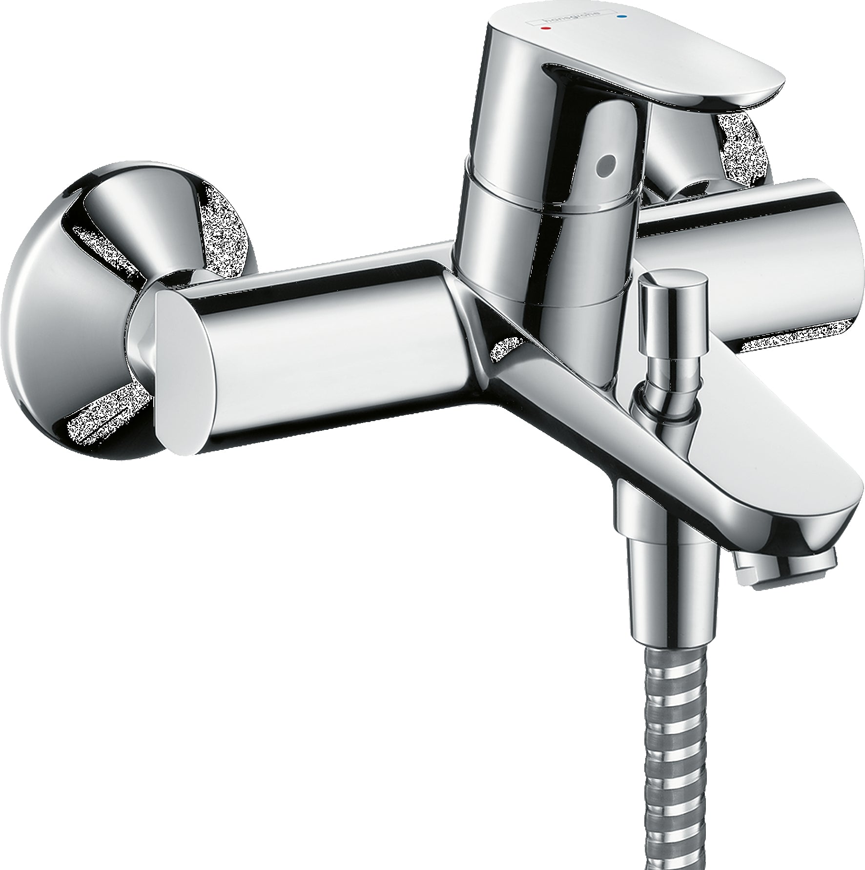 Focus Single lever manual bath mixer for exposed installation with 2 flow rates