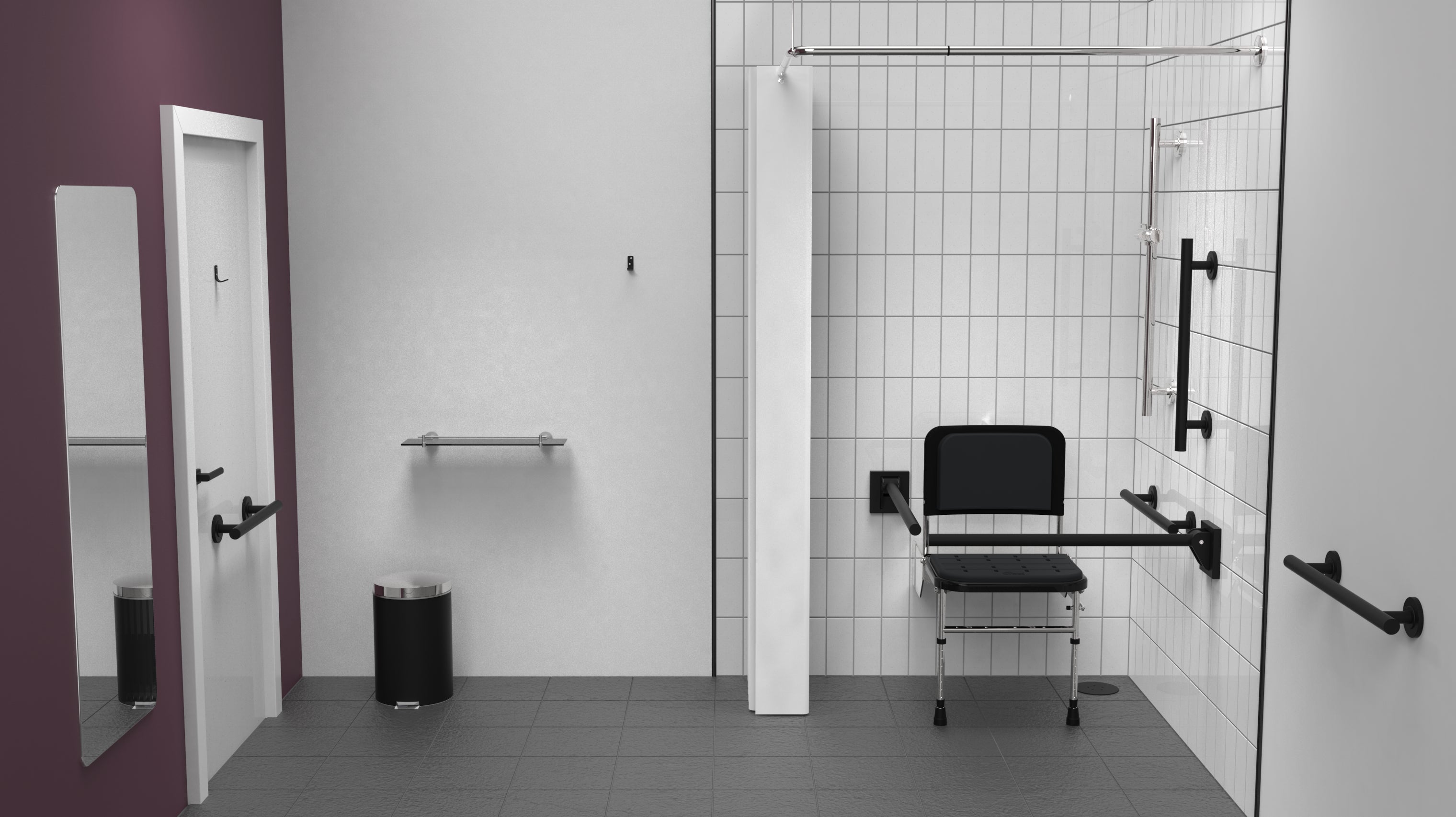 Rail Only Doc M Shower Pack