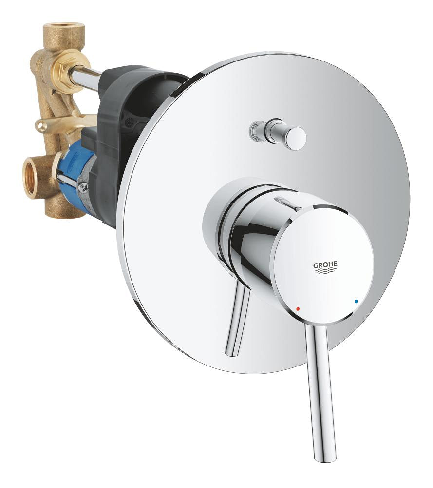 Concetto Single-lever bath/shower mixer 1/2"