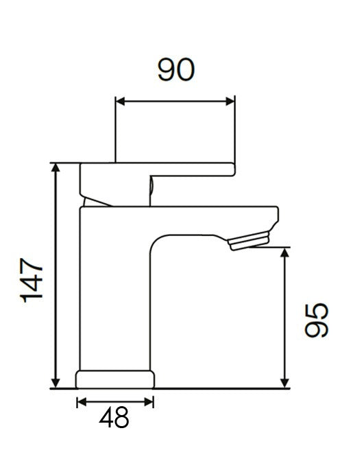 EASY Mono Basin Mixer