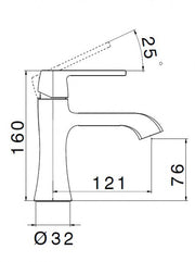 HEXA LEVER - Mono Basin Mixer