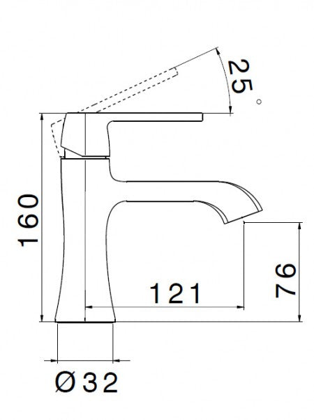 HEXA LEVER - Mono Basin Mixer