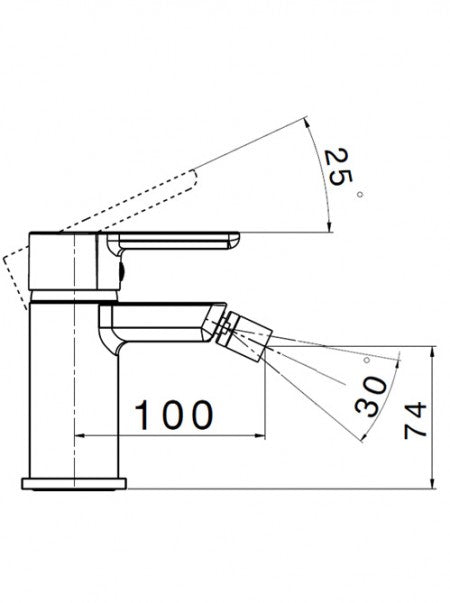 COULE - Mono Bidet Mixer