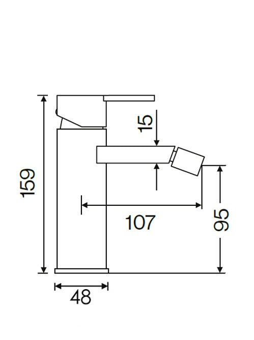 LOUNGE Mono Bidet Mixer