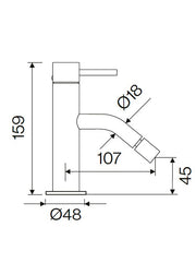 BLACK - M2 Mini Round Mono Bidet
