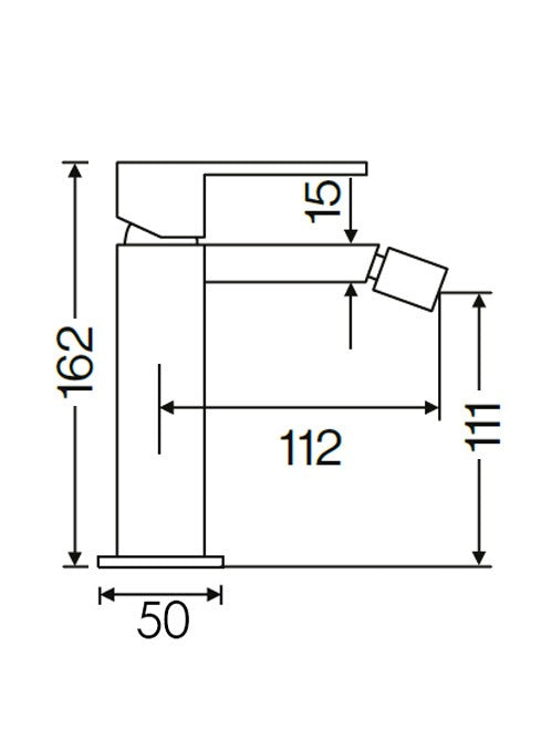 R90 Mono Bidet Mixer