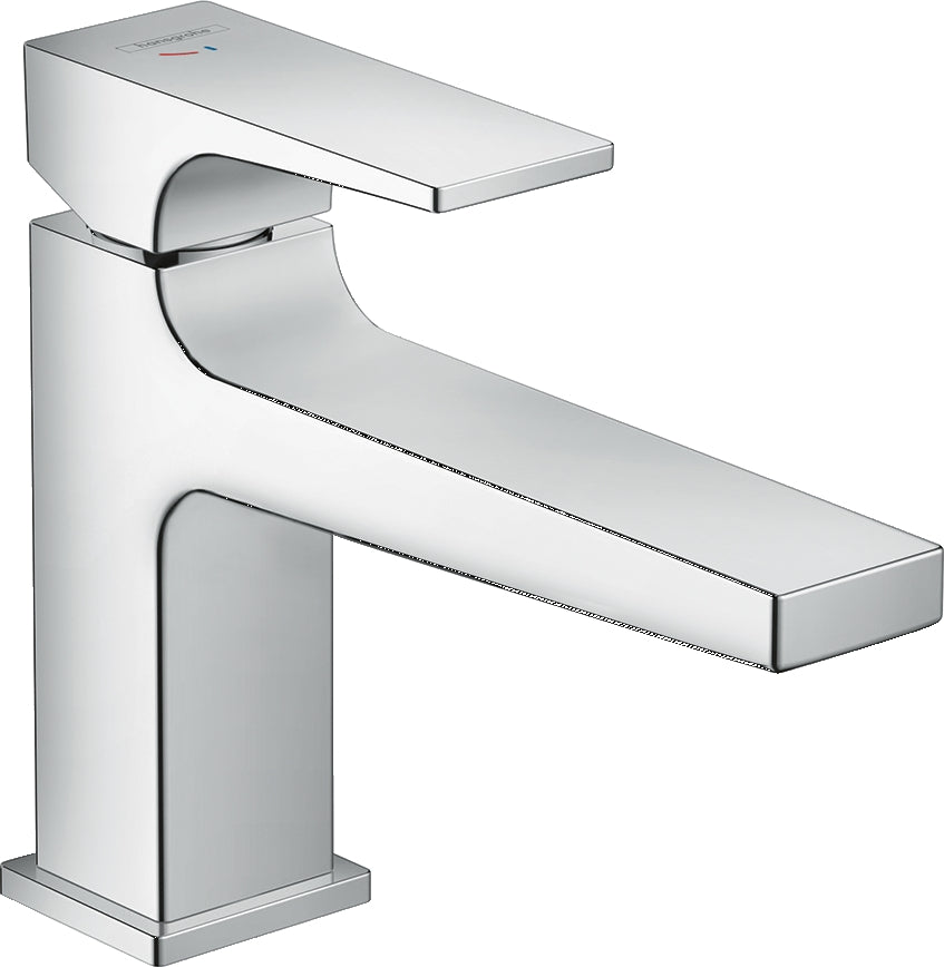 Metropol Single lever basin mixer 100 CoolStart with lever handle and push-open waste