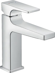 Metropol Single lever basin mixer 110 with lever handle and push-open waste