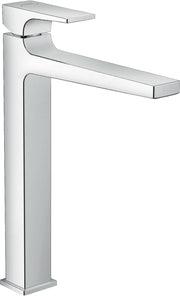 Metropol Single lever basin mixer 260 with lever handle for wash bowls with push-open waste