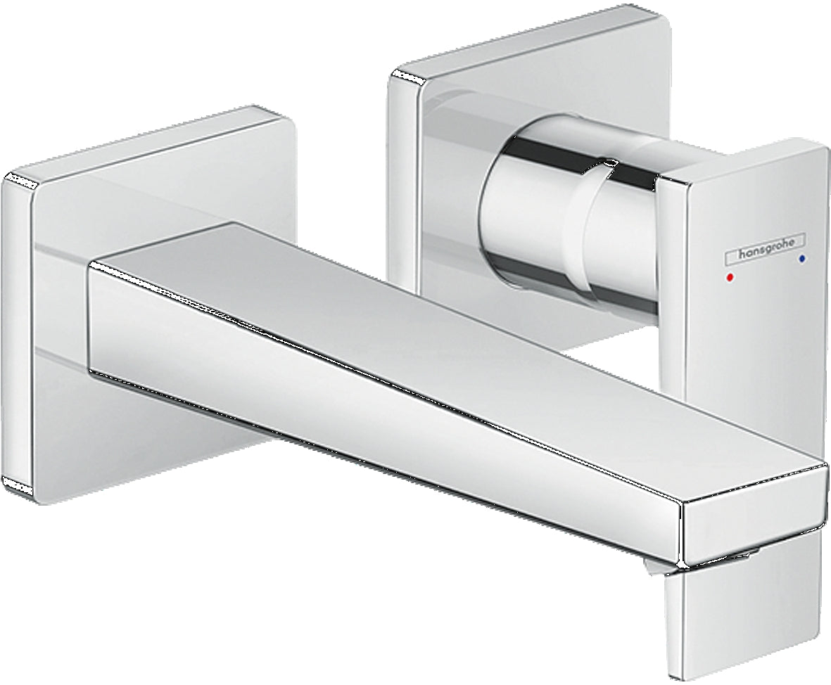 Metropol Single lever basin mixer with lever handle for concealed installation with spout 165 mm