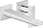 Metropol Single lever basin mixer with lever handle for concealed installation with spout 225 mm