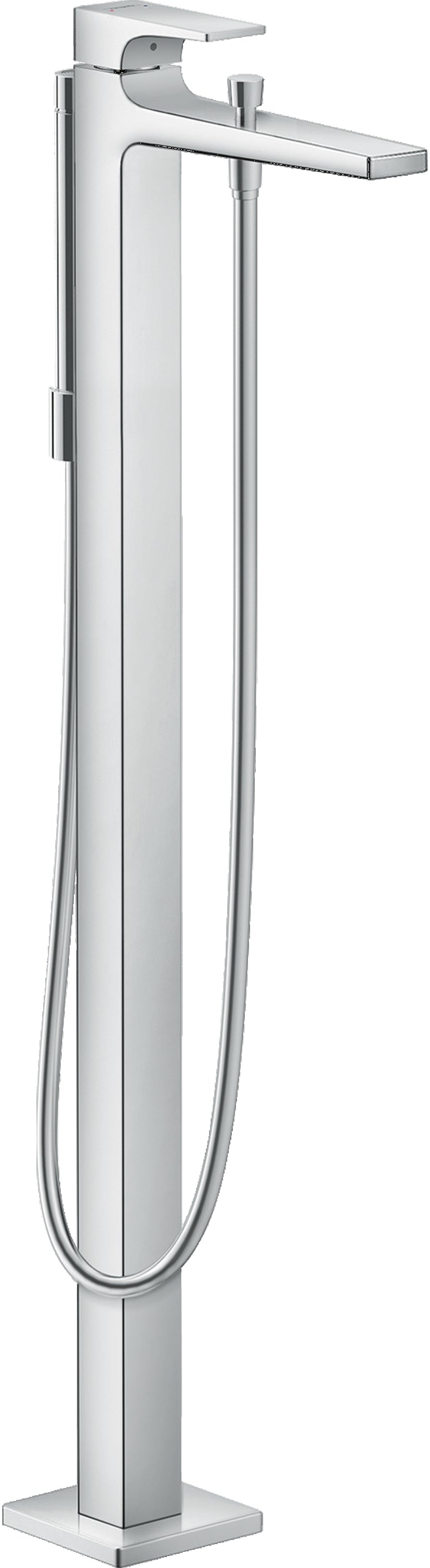 Metropol Single lever bath mixer floor standing with lever handle