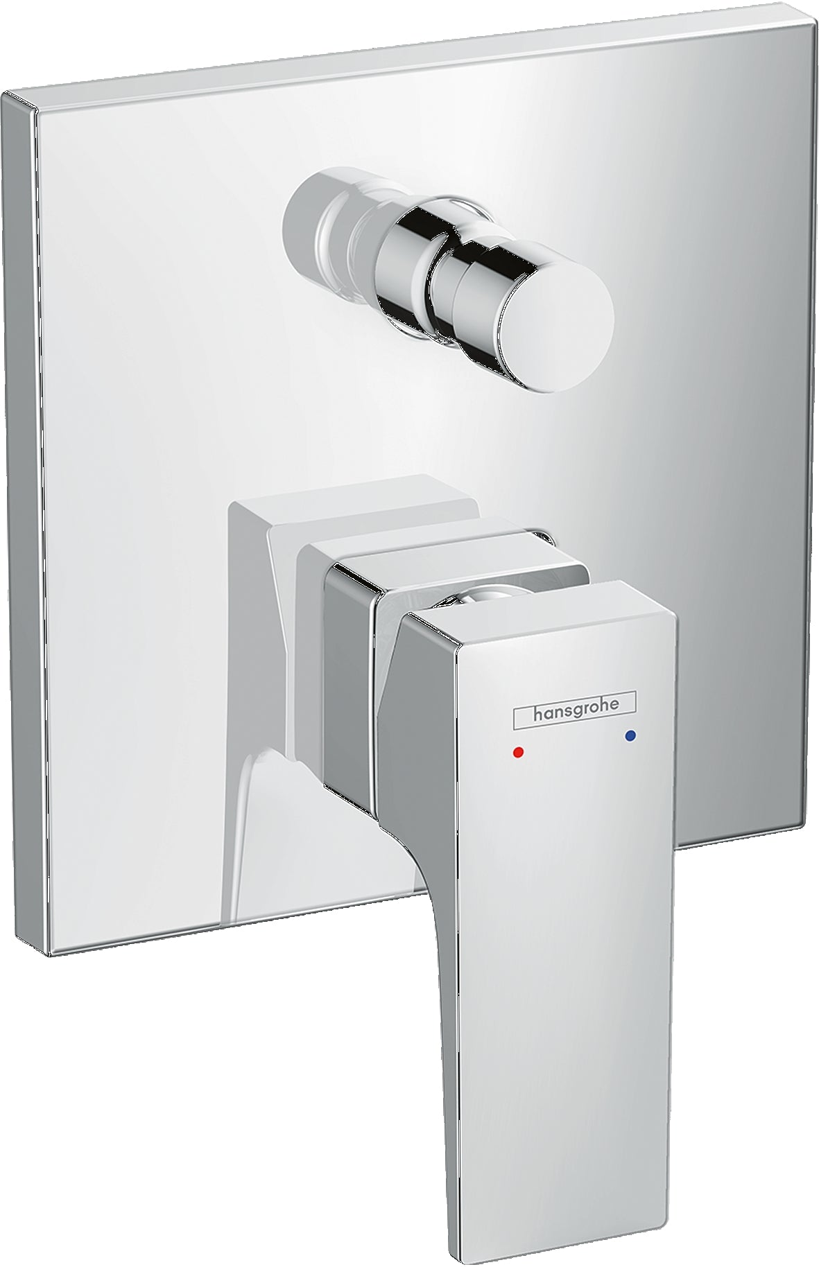 Metropol Single lever manual bath mixer for concealed installation with lever handle and integrated backflow prevention