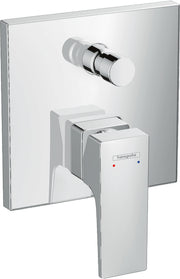 Metropol Single lever manual bath mixer for concealed installation with lever handle and integrated backflow prevention