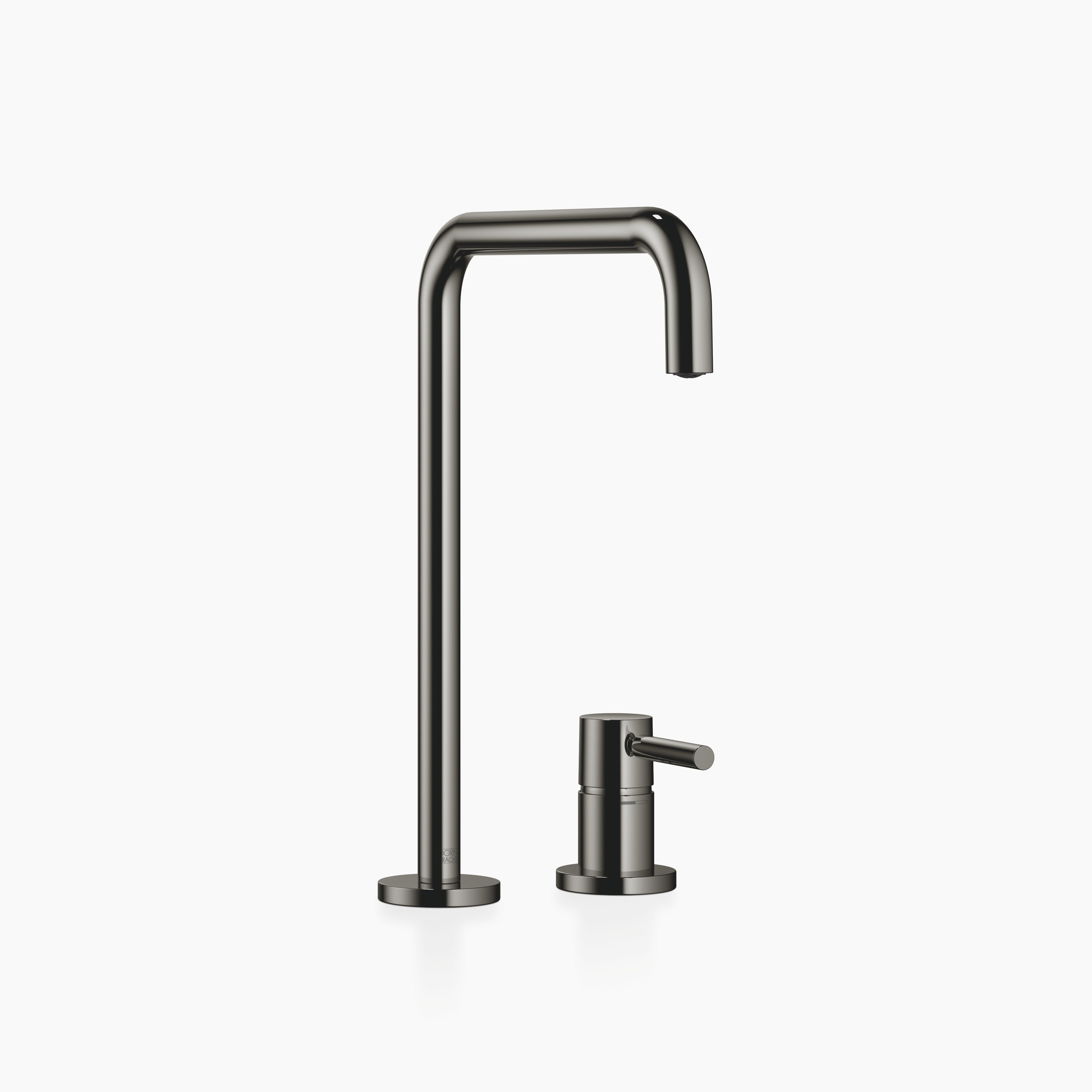 Meta Square Two Hole Mixer With Individual Rosettes Chrome