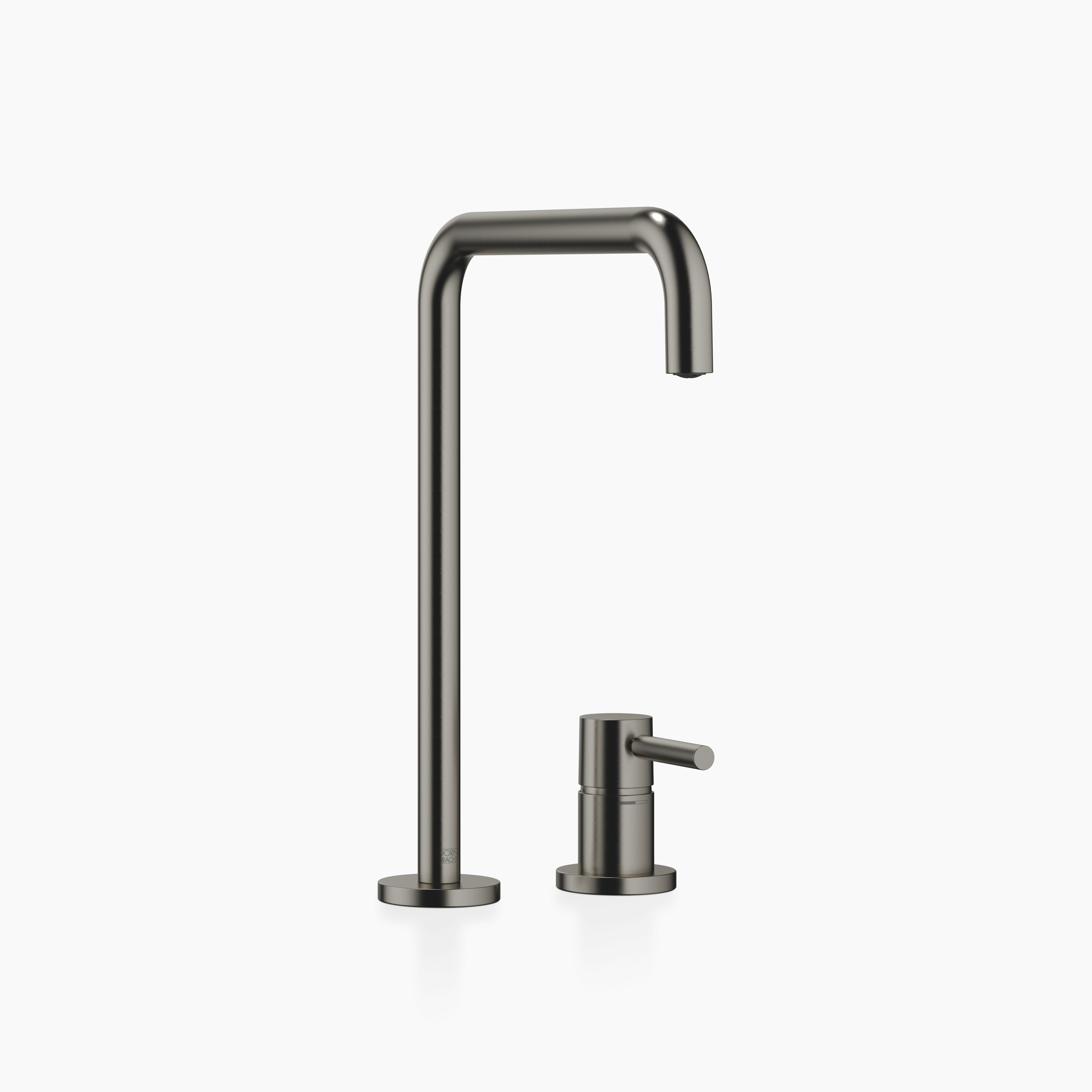 Meta Square Two Hole Mixer With Individual Rosettes Chrome
