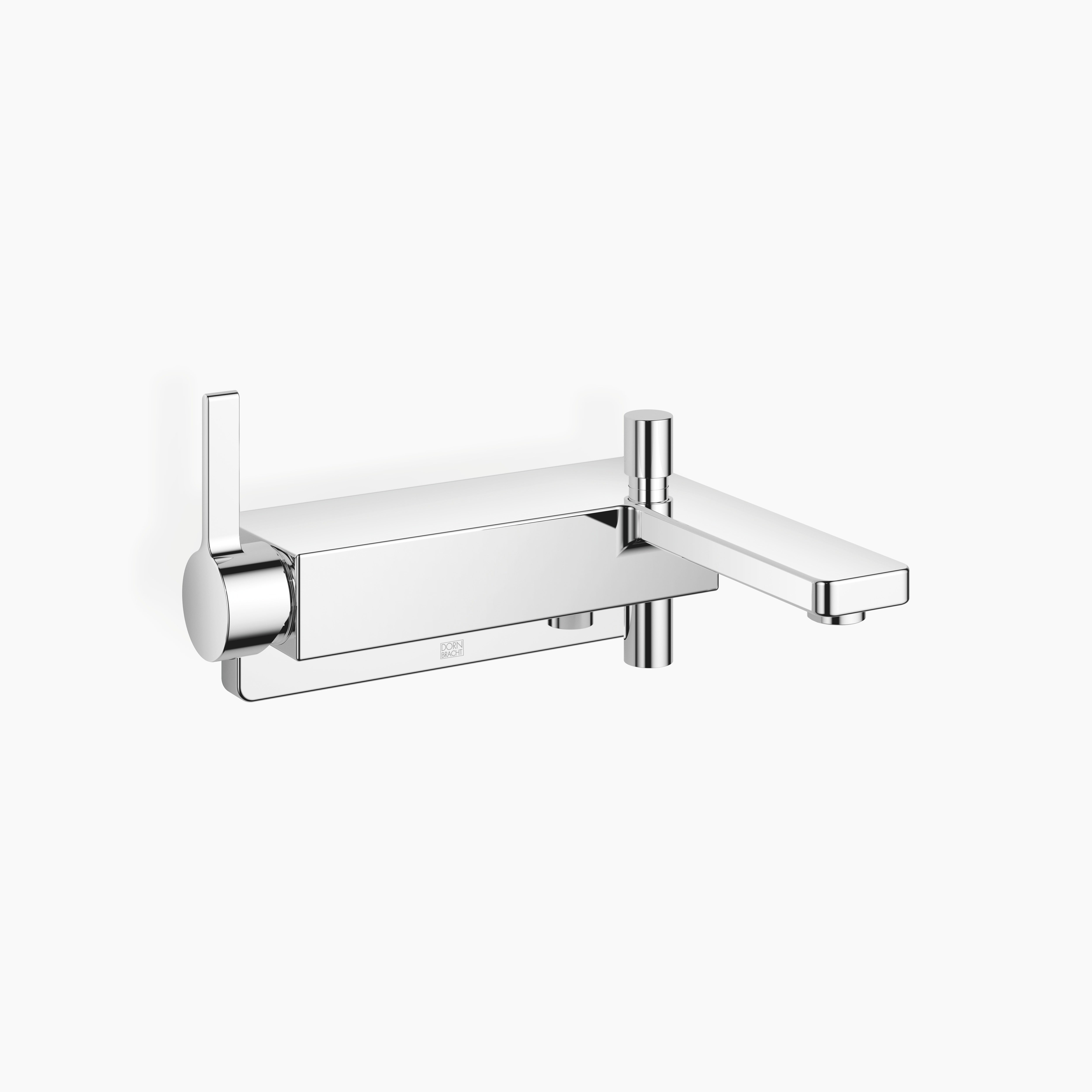 Lulu Single Lever Bath Mixer For Wall Mounting Without Shower Set Chrome