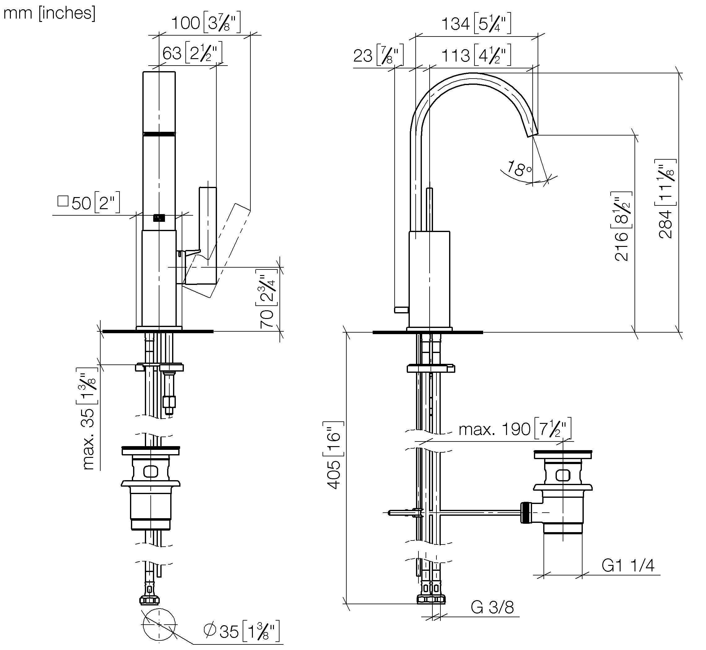 Mem Single Lever Basin Mixer With Pop Up Waste Chrome III