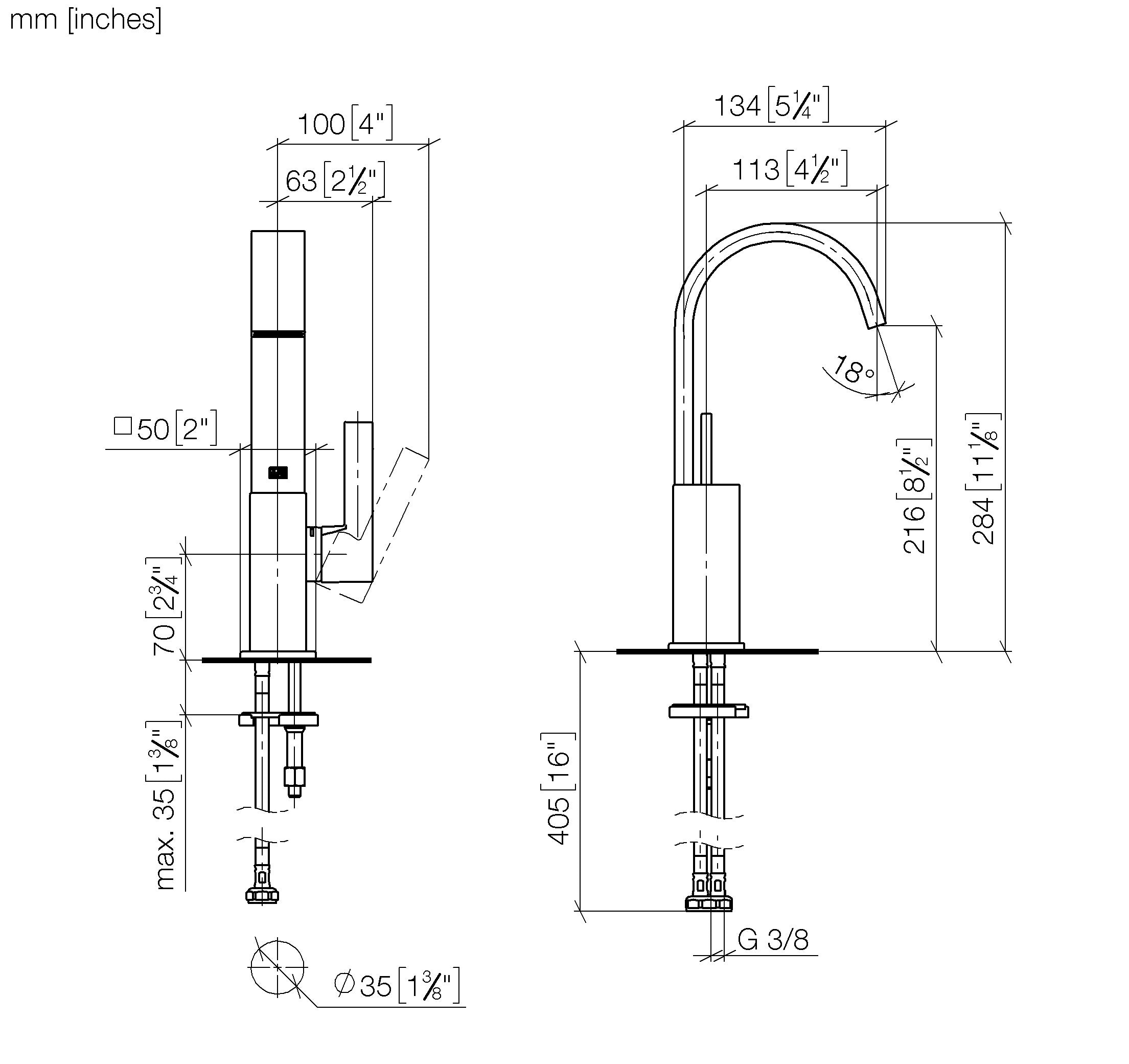 Mem Single Lever Basin Mixer Without Pop Up Waste Chrome II