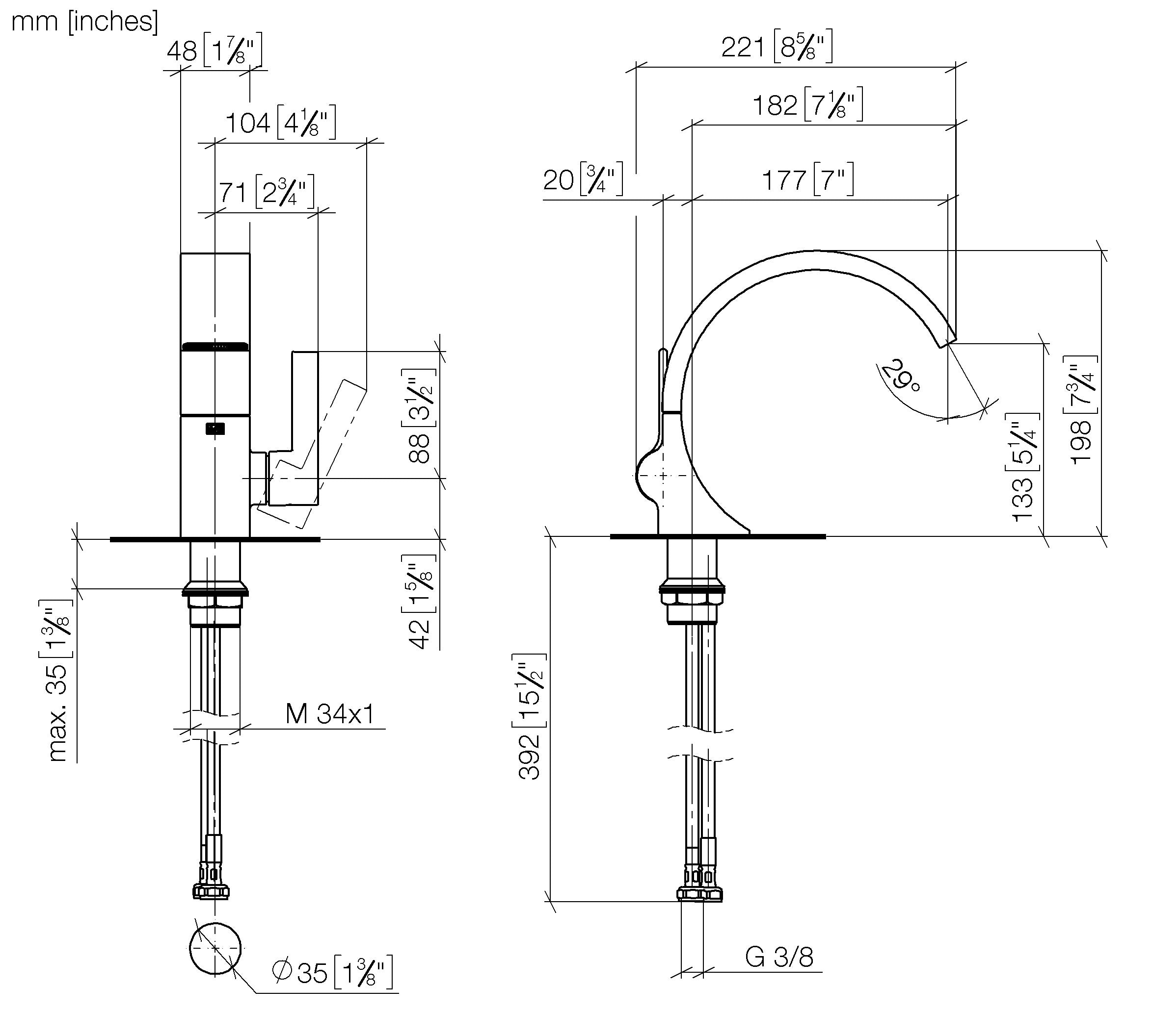 Cyo Single Lever Basin Mixer Without Pop Up Waste Chrome II