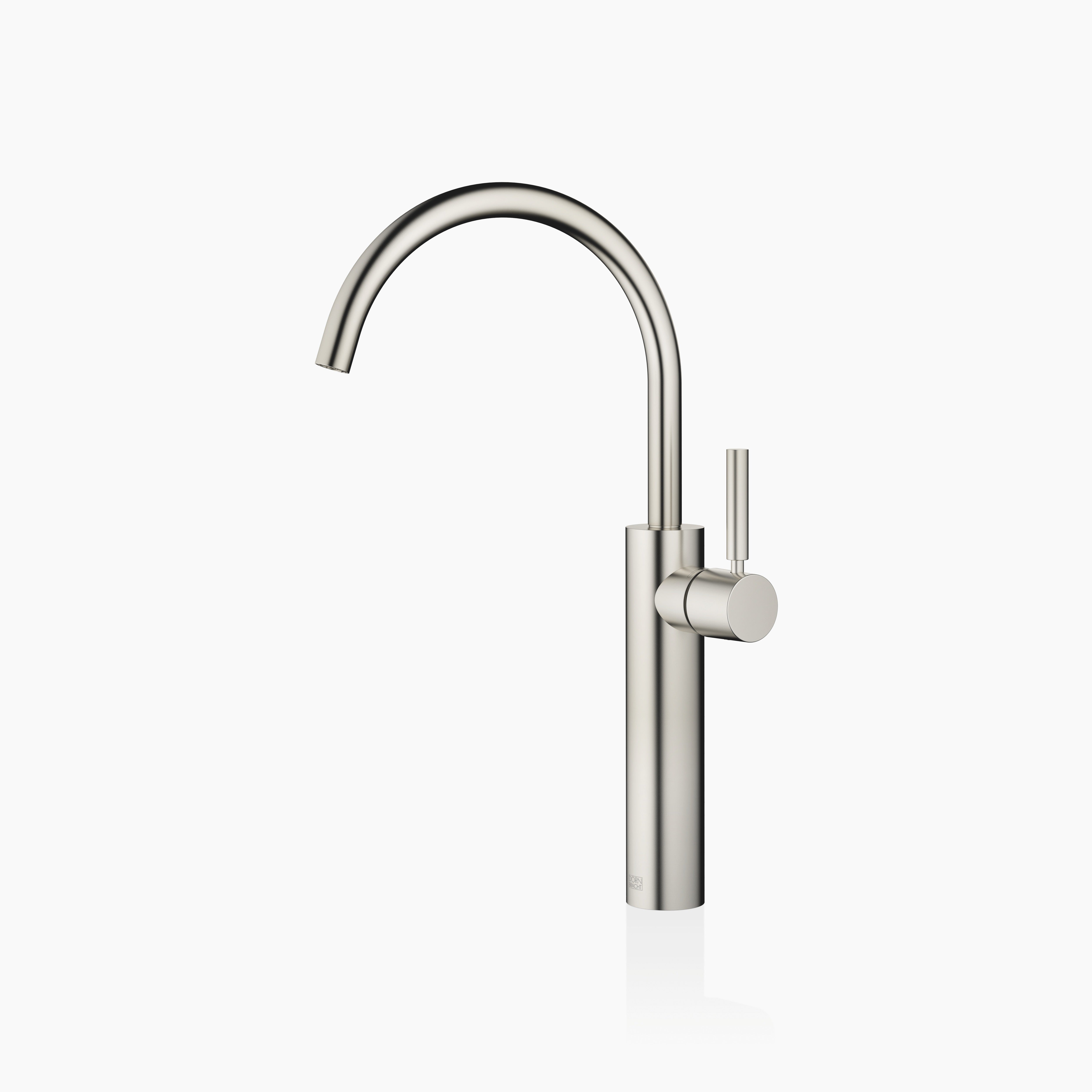 Meta Single Lever Basin Mixer With Raised Base Without Pop Up Waste Chrome