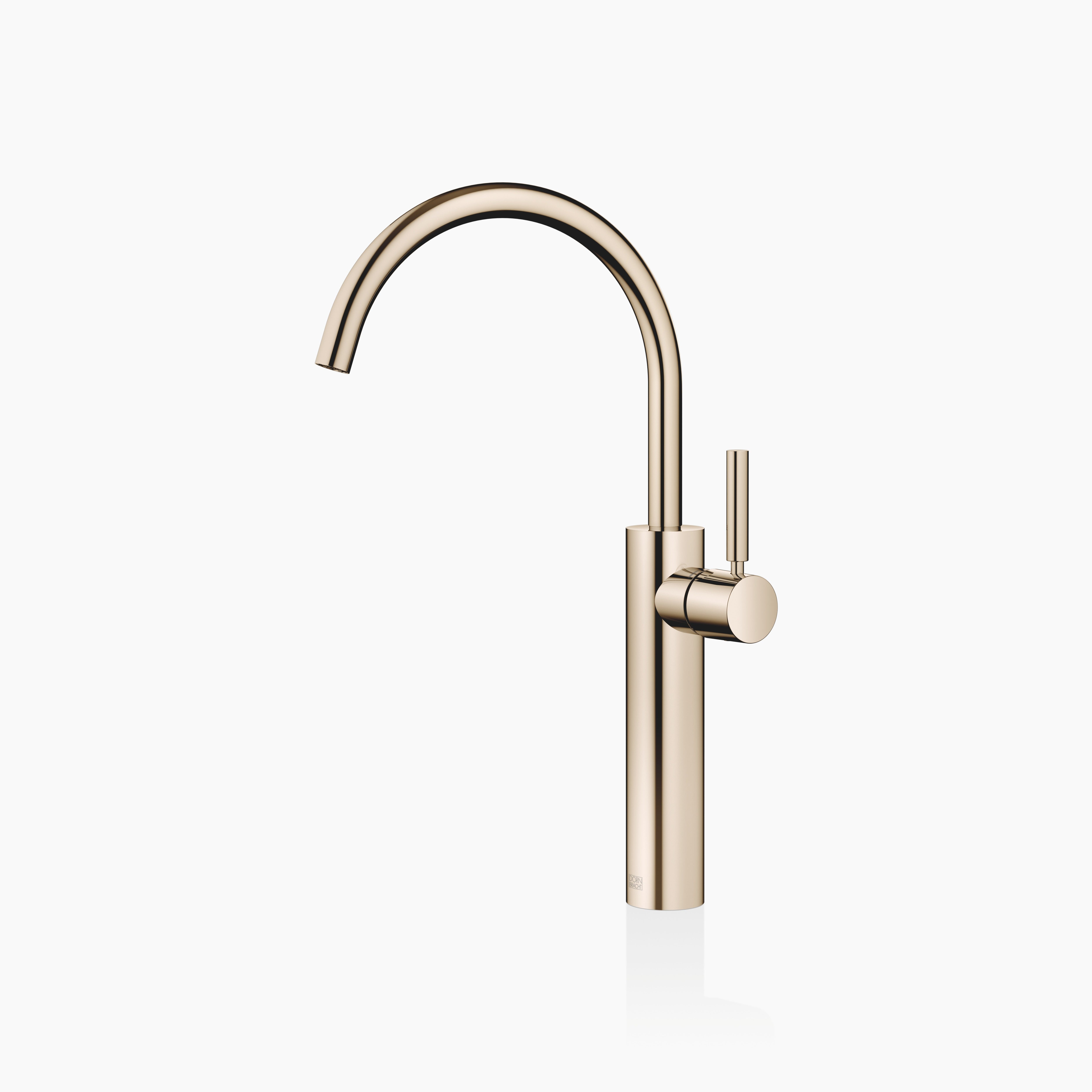 Meta Single Lever Basin Mixer With Raised Base Without Pop Up Waste Chrome