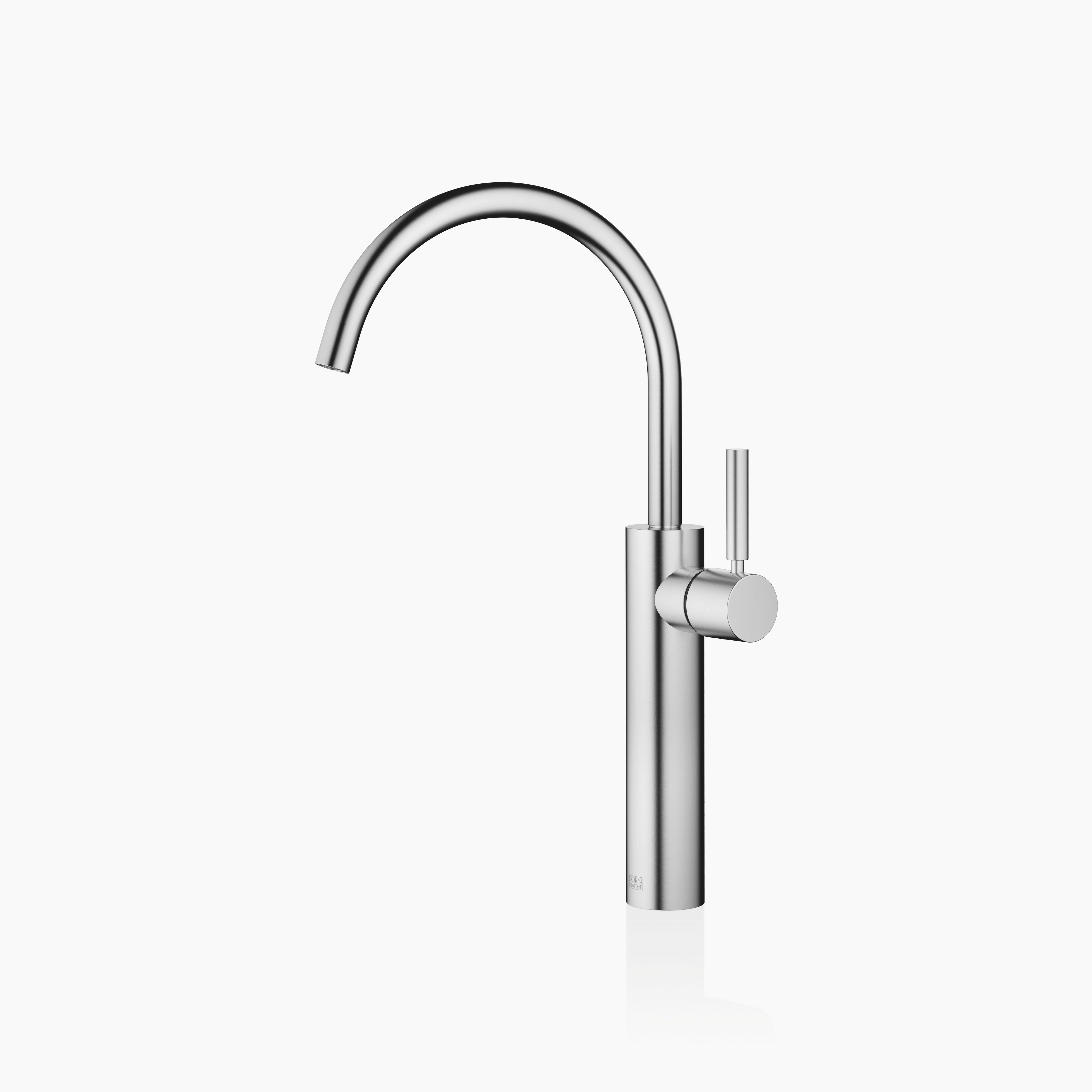 Meta Single Lever Basin Mixer With Raised Base Without Pop Up Waste Chrome