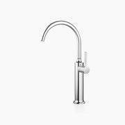 Vaia Single Lever Basin Mixer With Raised Base Without Pop Up Waste Chrome