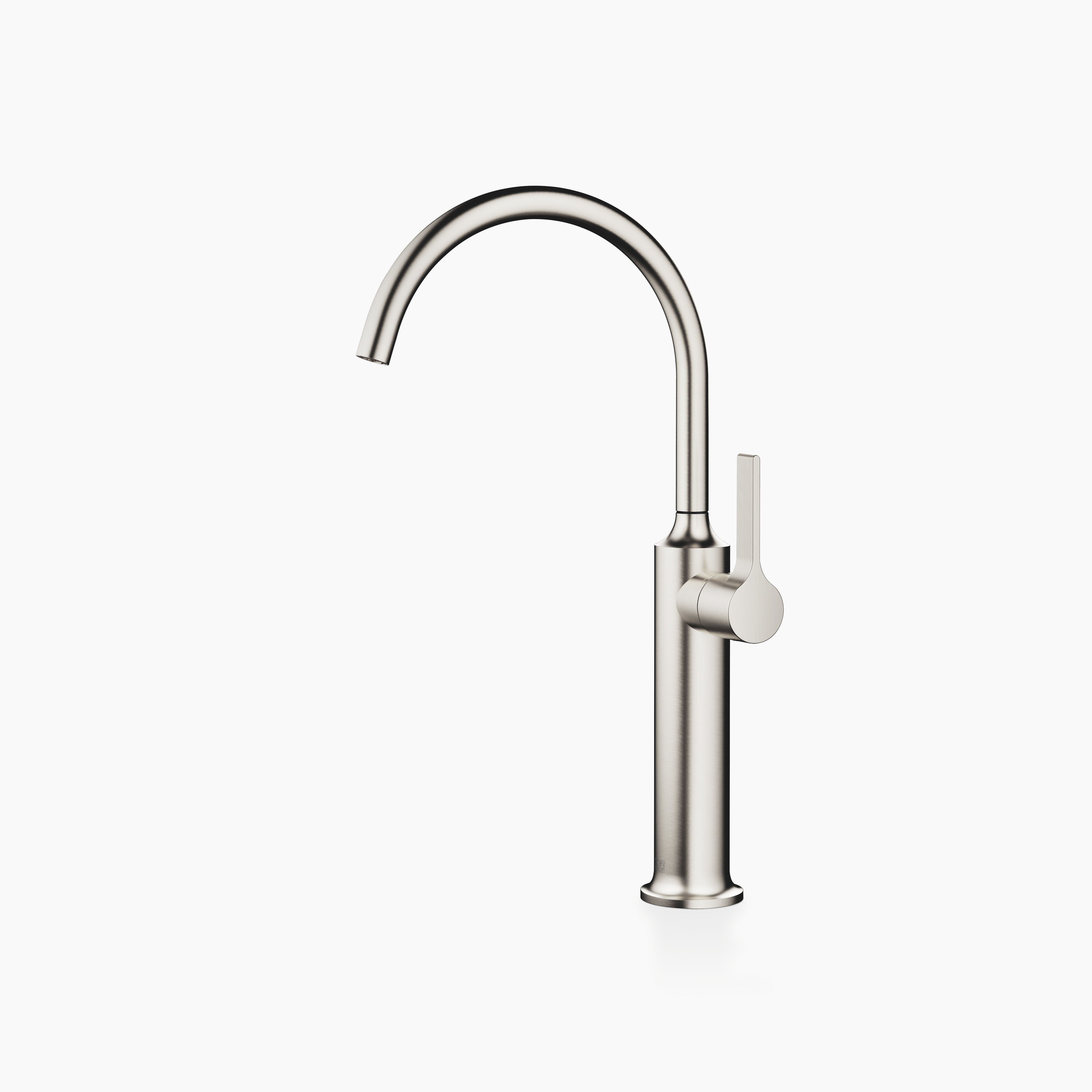 Vaia Single Lever Basin Mixer With Raised Base Without Pop Up Waste Chrome