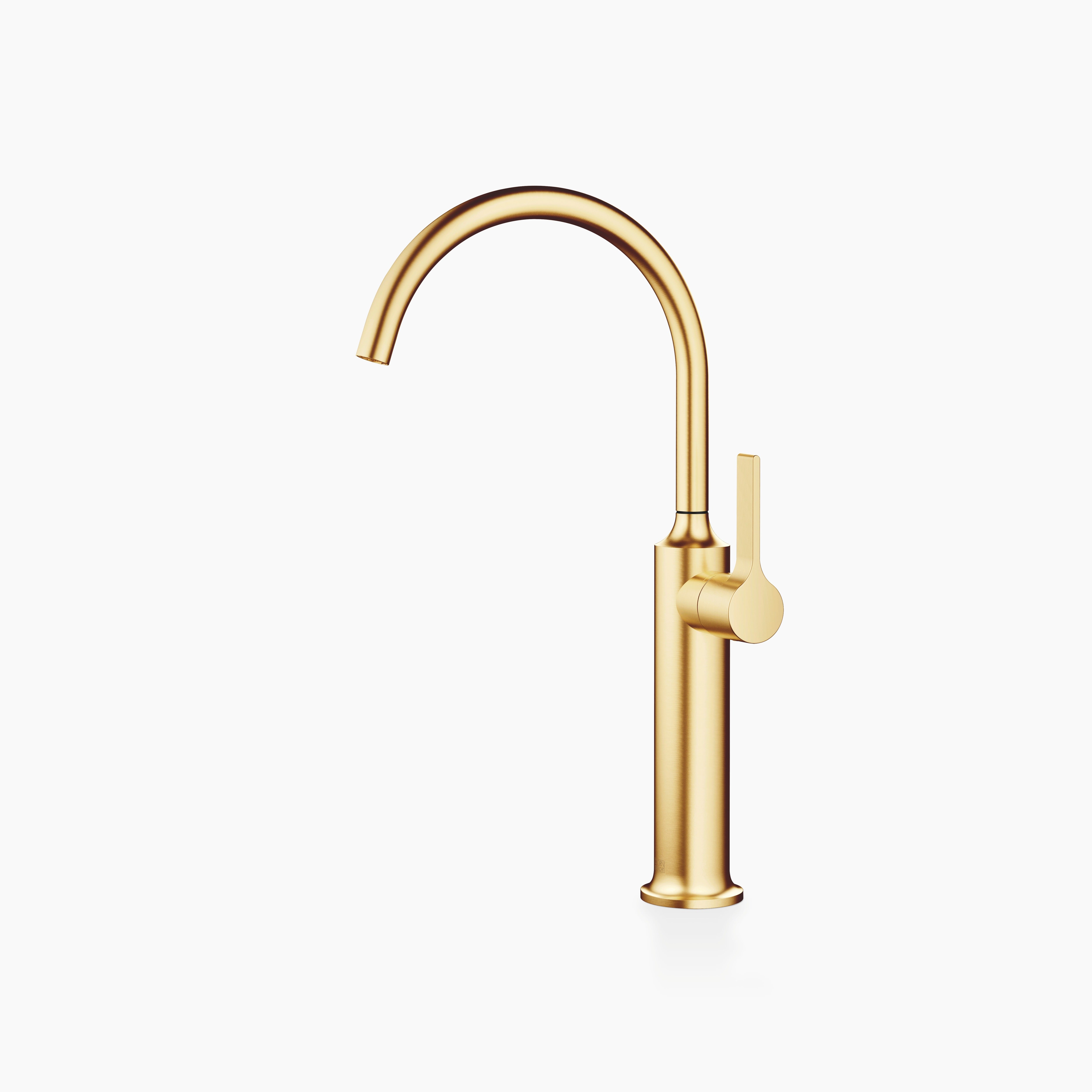 Vaia Single Lever Basin Mixer With Raised Base Without Pop Up Waste Chrome