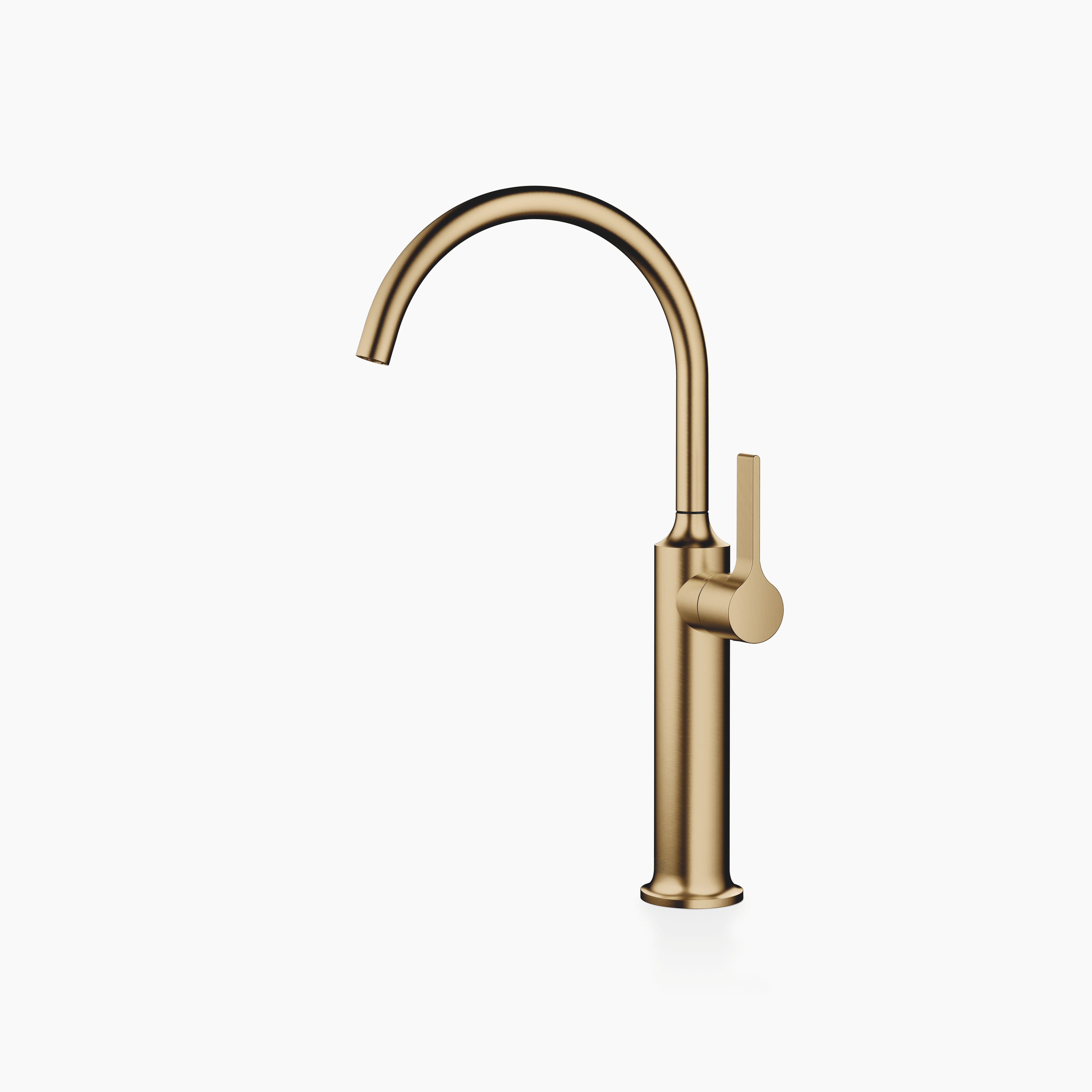 Vaia Single Lever Basin Mixer With Raised Base Without Pop Up Waste Chrome