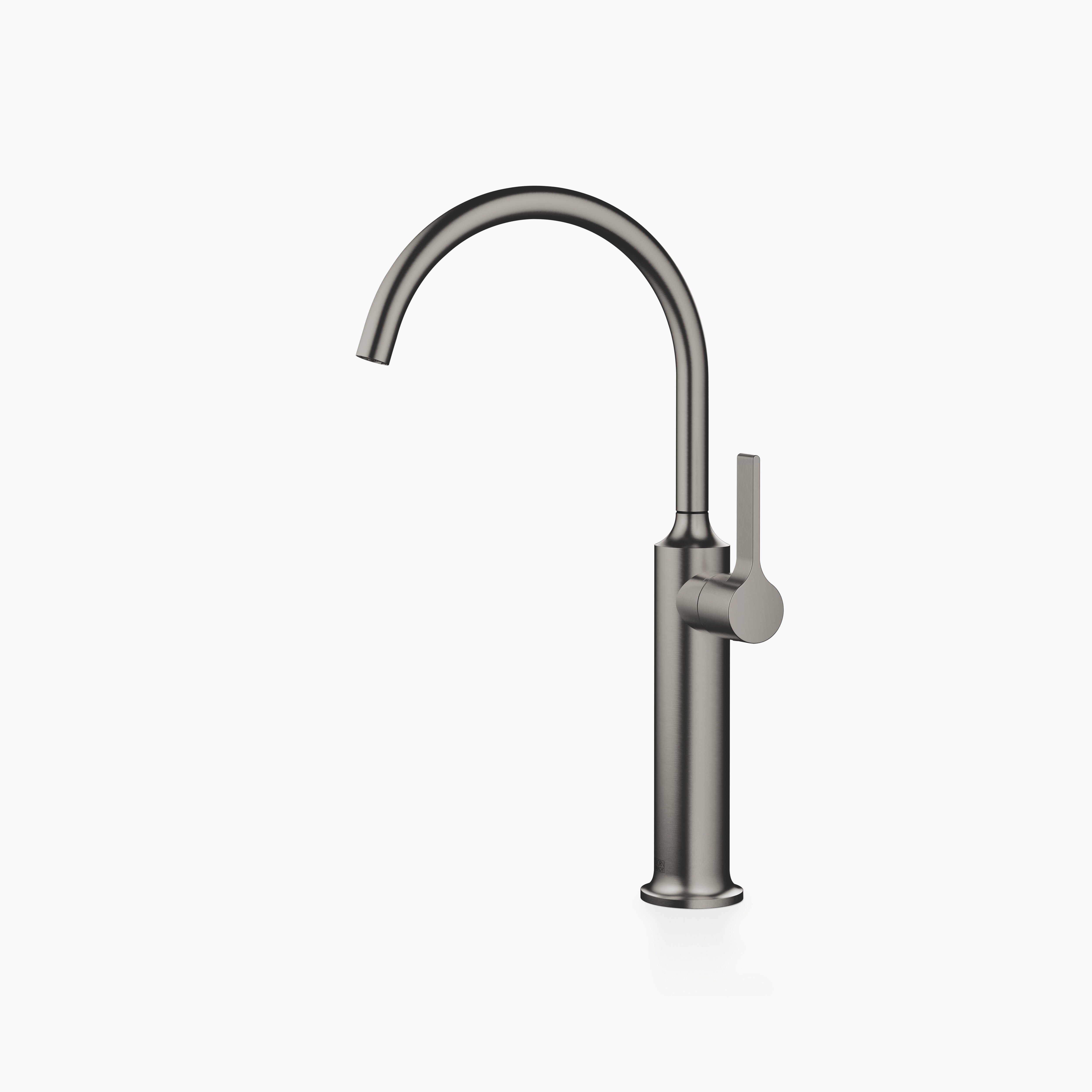 Vaia Single Lever Basin Mixer With Raised Base Without Pop Up Waste Chrome